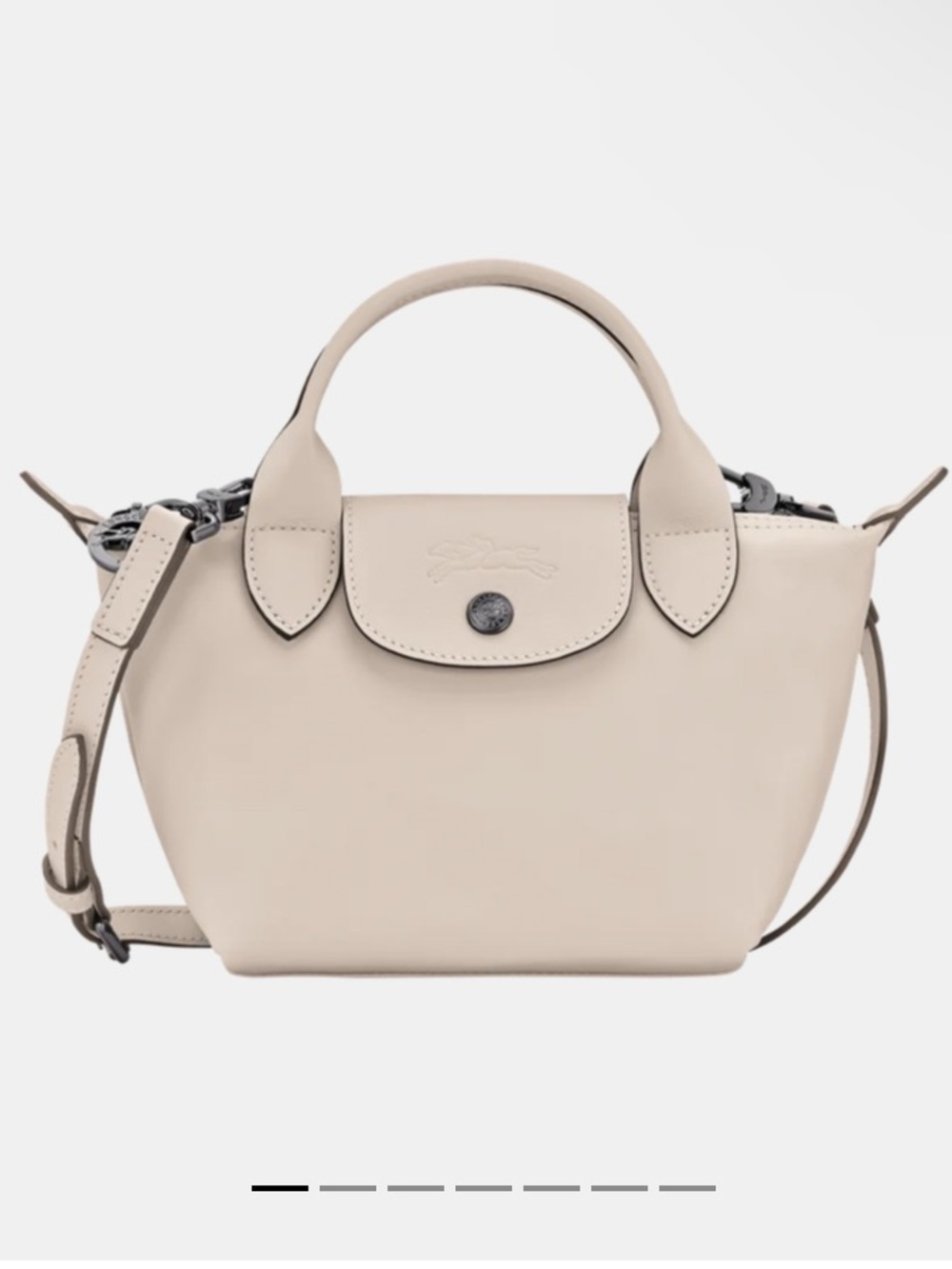 Le Pliage Xtra XS Handbag in Pale Pink